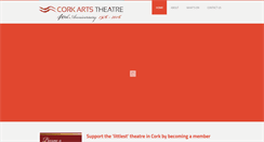 Desktop Screenshot of corkartstheatre.com