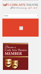Mobile Screenshot of corkartstheatre.com