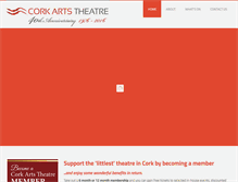 Tablet Screenshot of corkartstheatre.com